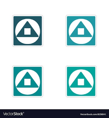 Assembly realistic sticker design on paper magic vector image