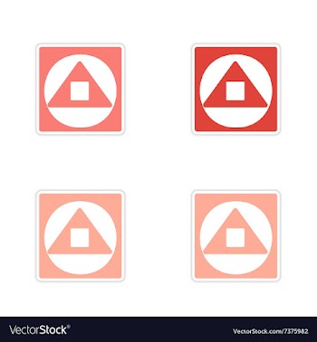 Assembly realistic sticker design on paper magic vector image