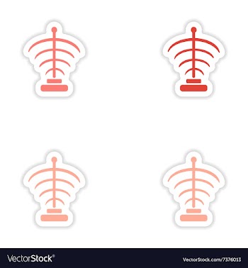 Assembly realistic sticker design on paper magic vector image