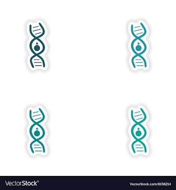 Assembly realistic sticker design on paper male vector image