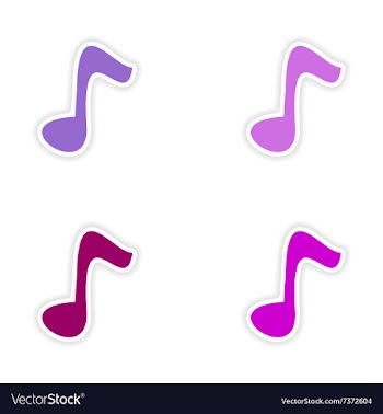 Assembly realistic sticker design on paper notes vector image