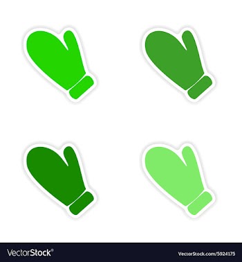 Assembly realistic sticker design on paper oven vector image
