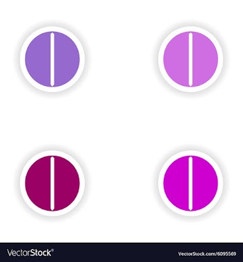 Assembly realistic sticker design on paper pills vector image