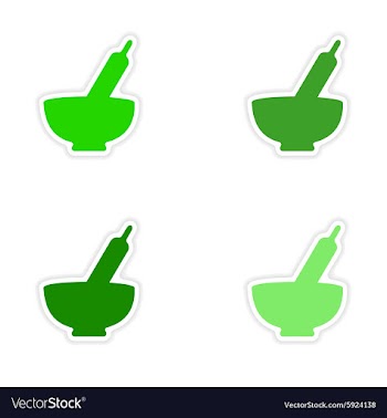 Assembly realistic sticker design on paper pounder vector image