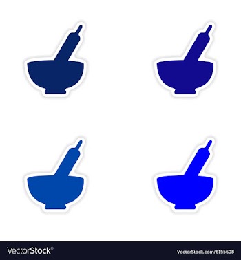 Assembly realistic sticker design on paper pounder vector image