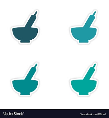 Assembly realistic sticker design on paper pounder vector image