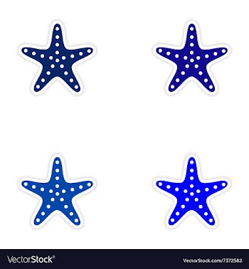 Assembly realistic sticker design on paper sea vector image