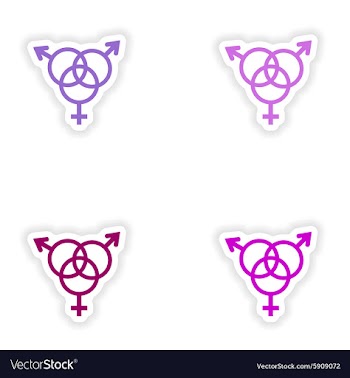 Assembly realistic sticker design on paper sex vector image