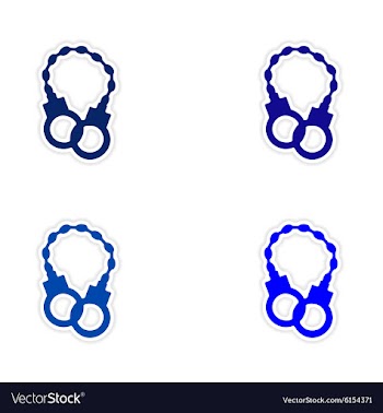 Assembly realistic sticker design on paper sex vector image