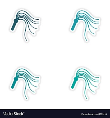 Assembly realistic sticker design on paper sex vector image