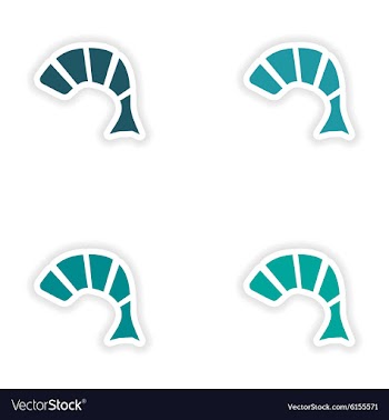 Assembly realistic sticker design on paper tempura vector image