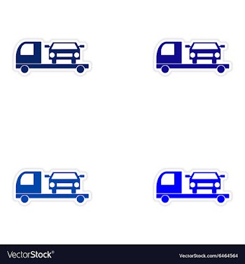 Assembly realistic sticker design on paper tow vector image