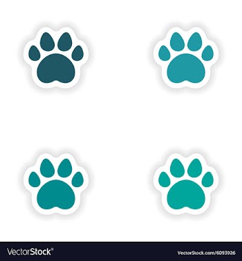 Assembly realistic sticker design on paper traces vector image