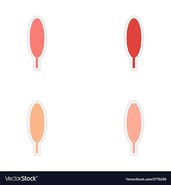 Assembly realistic sticker design on paper tree vector image