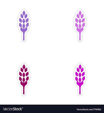 Assembly realistic sticker design on paper tree vector image
