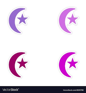 Assembly realistic sticker design on paper Turkish vector image