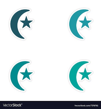 Assembly realistic sticker design on paper Turkish vector image