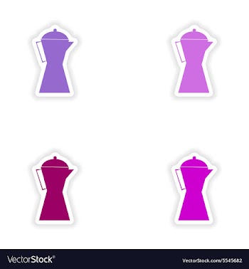 Assembly realistic sticker design on paper vector image