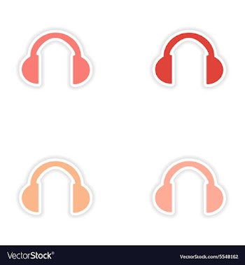 Assembly realistic sticker design on paper vector image