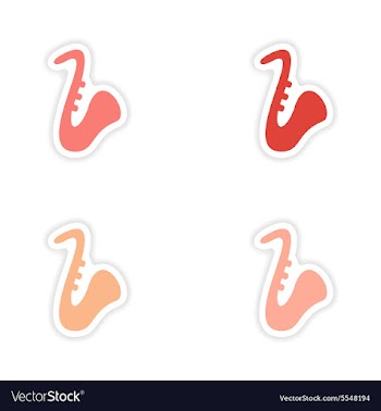 Assembly realistic sticker design on paper vector image