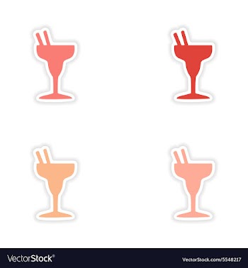 Assembly realistic sticker design on paper vector image