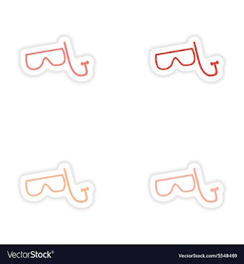 Assembly realistic sticker design on paper vector image