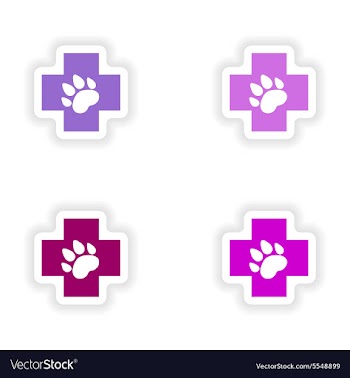 Assembly realistic sticker design on paper vector image