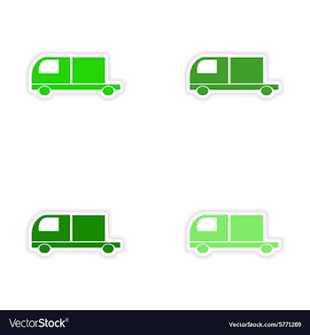 Assembly realistic sticker design on paper vector image