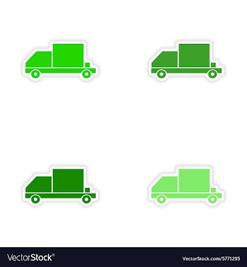 Assembly realistic sticker design on paper vector image
