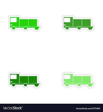 Assembly realistic sticker design on paper vector image