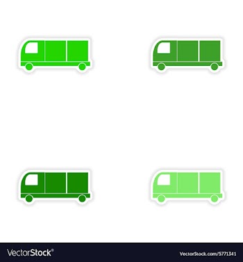 Assembly realistic sticker design on paper vector image