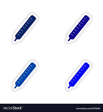 Assembly realistic sticker design on paper vector image