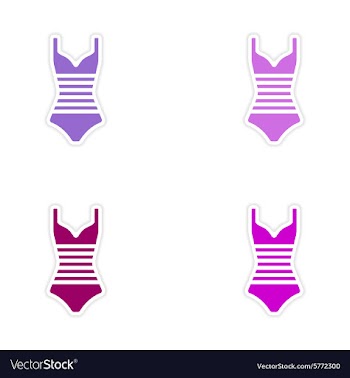 Assembly realistic sticker design on paper vector image