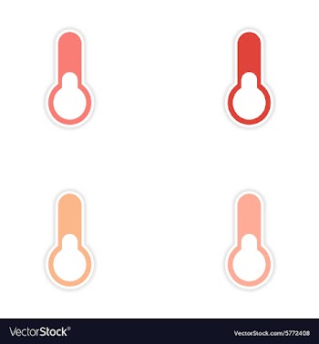 Assembly realistic sticker design on paper vector image