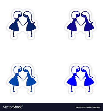 Assembly realistic sticker design on paper vector image