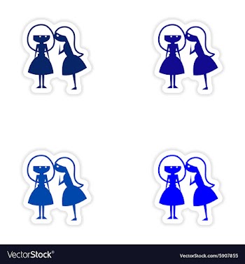 Assembly realistic sticker design on paper vector image
