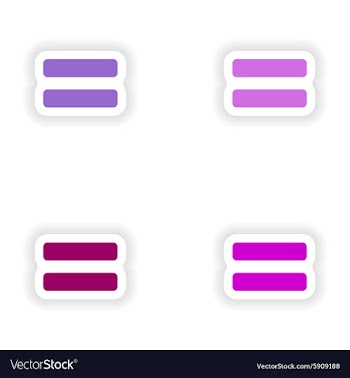Assembly realistic sticker design on paper vector image