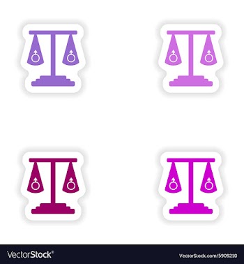 Assembly realistic sticker design on paper vector image
