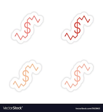 Assembly realistic sticker design on paper vector image