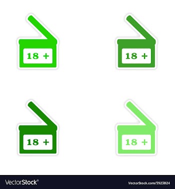 Assembly realistic sticker design on paper vector image
