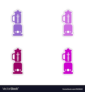 Assembly realistic sticker design on paper vector image