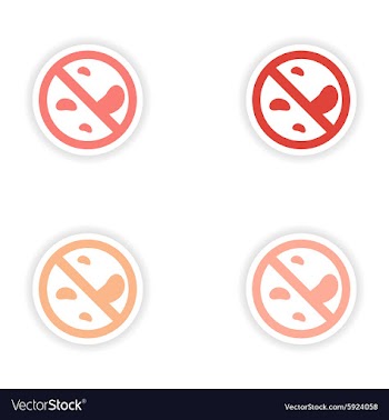 Assembly realistic sticker design on paper vector image