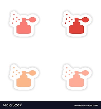 Assembly realistic sticker design on paper vector image