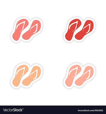 Assembly realistic sticker design on paper vector image