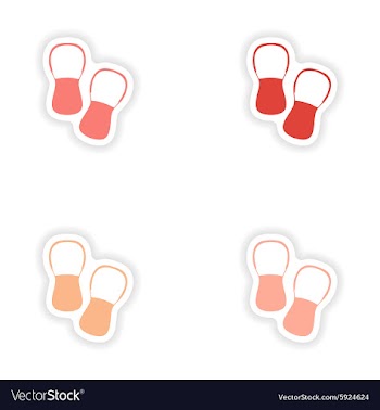 Assembly realistic sticker design on paper vector image