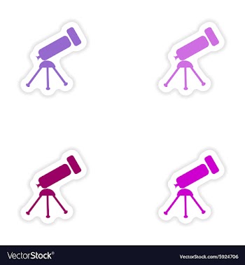 Assembly realistic sticker design on paper vector image