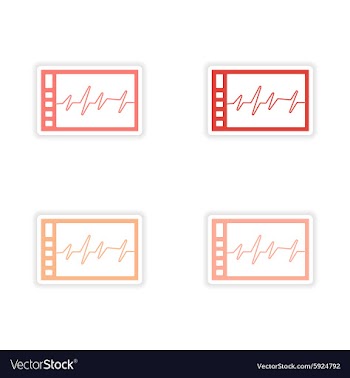 Assembly realistic sticker design on paper vector image