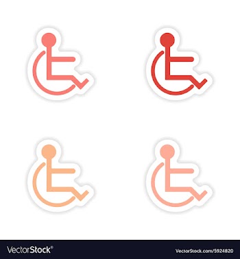 Assembly realistic sticker design on paper vector image