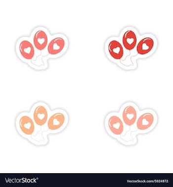 Assembly realistic sticker design on paper vector image