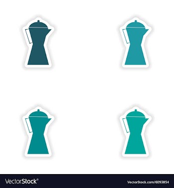 Assembly realistic sticker design on paper vector image